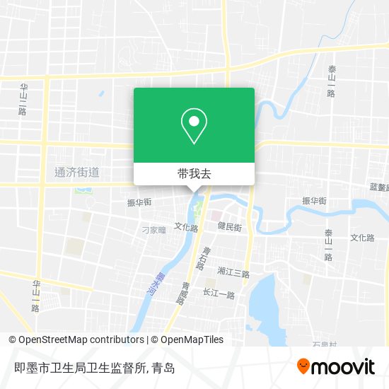 即墨市卫生局卫生监督所地图