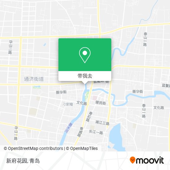新府花园地图