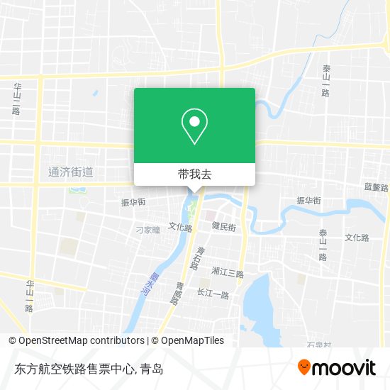 东方航空铁路售票中心地图