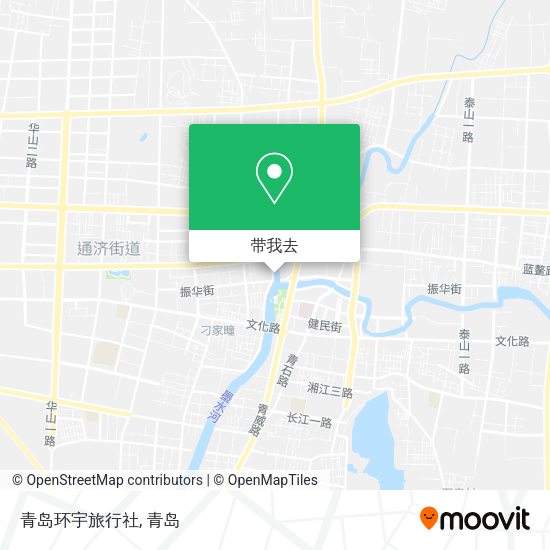青岛环宇旅行社地图