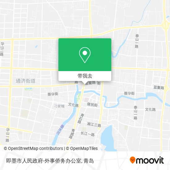 即墨市人民政府-外事侨务办公室地图