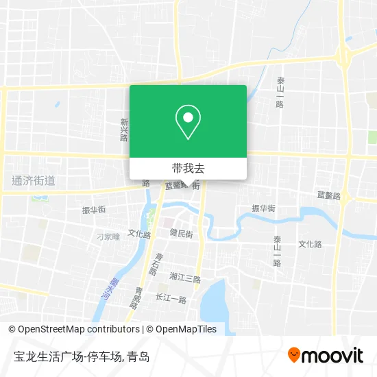 宝龙生活广场-停车场地图