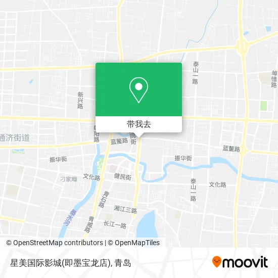 星美国际影城(即墨宝龙店)地图