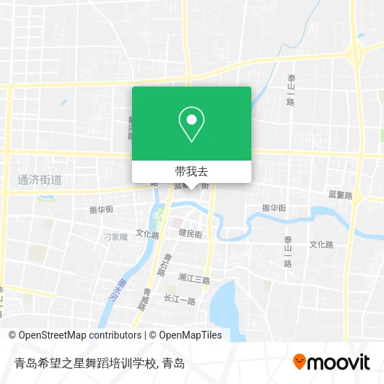青岛希望之星舞蹈培训学校地图