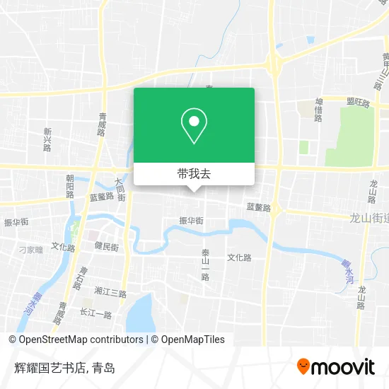 辉耀国艺书店地图