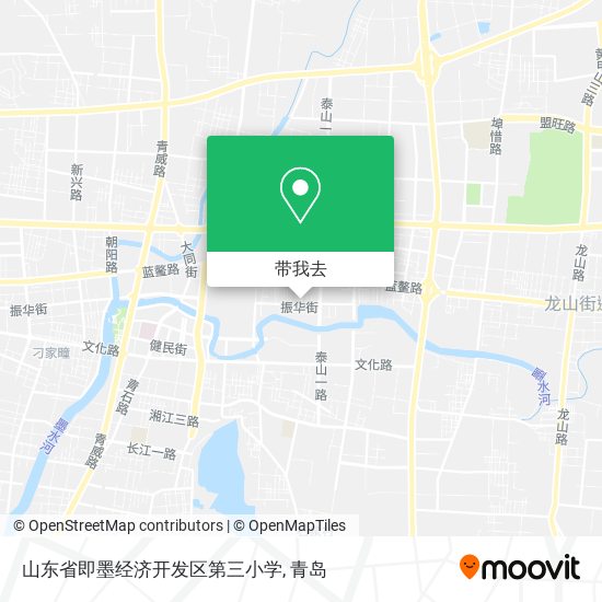 山东省即墨经济开发区第三小学地图