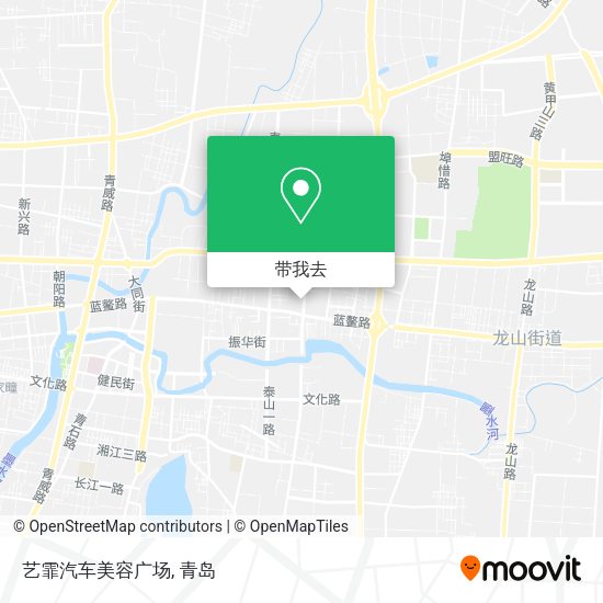 艺霏汽车美容广场地图
