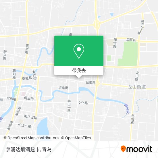 泉涌达烟酒超市地图