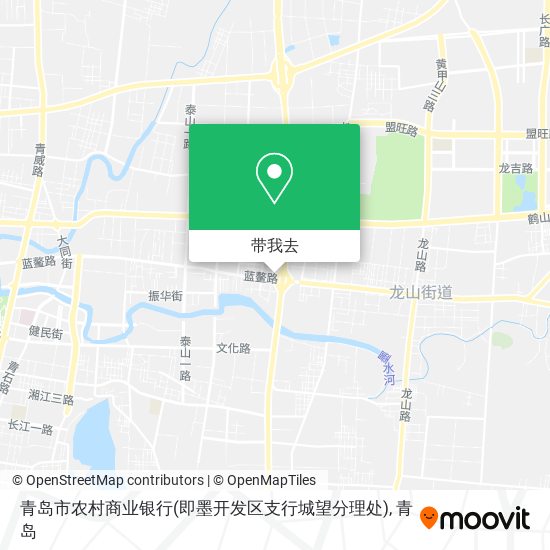 青岛市农村商业银行(即墨开发区支行城望分理处)地图