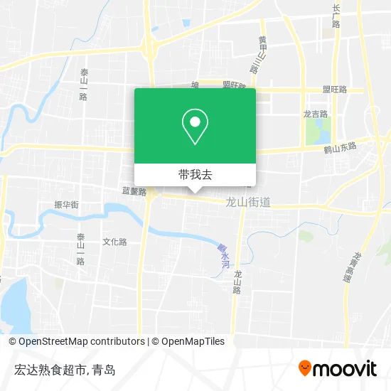 宏达熟食超市地图