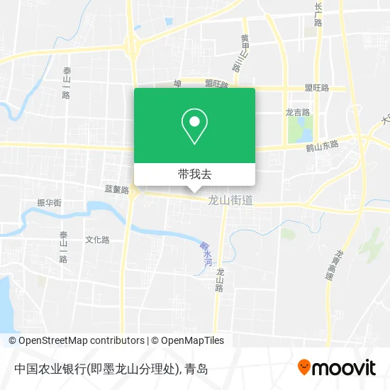 中国农业银行(即墨龙山分理处)地图