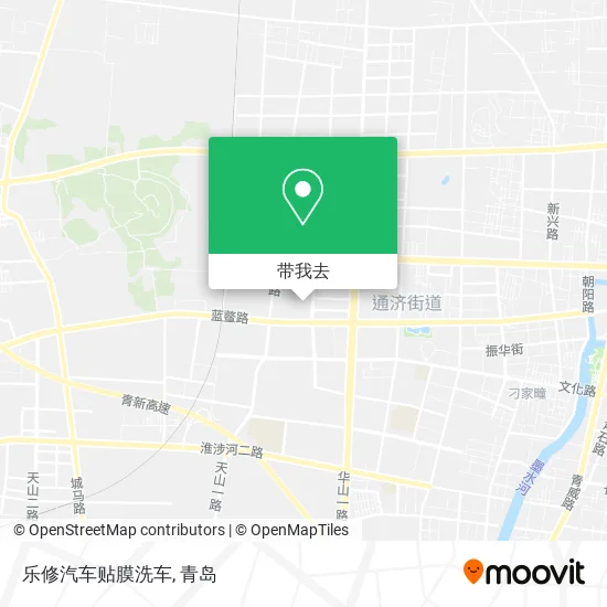 乐修汽车贴膜洗车地图