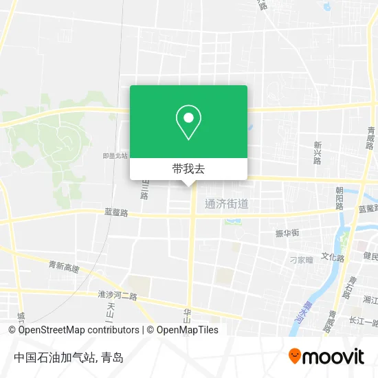 中国石油加气站地图