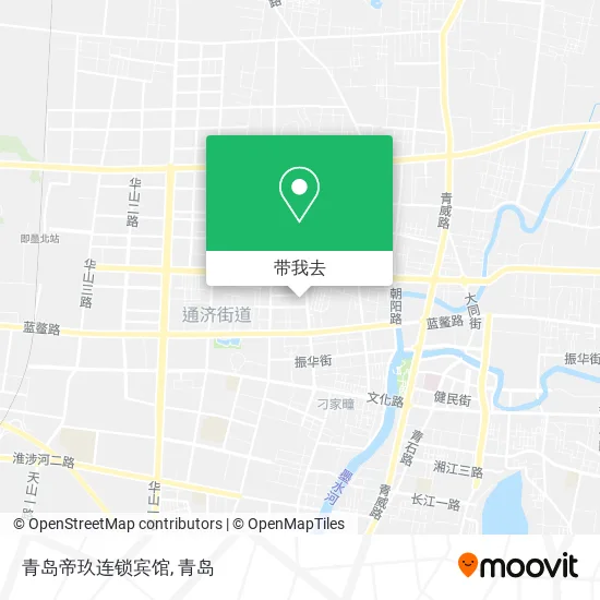 青岛帝玖连锁宾馆地图