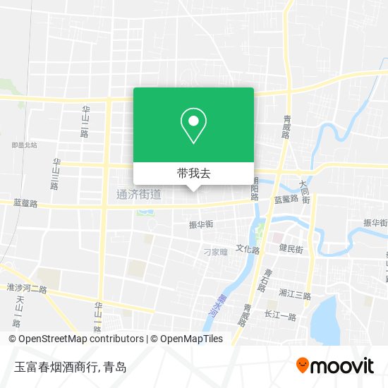 玉富春烟酒商行地图