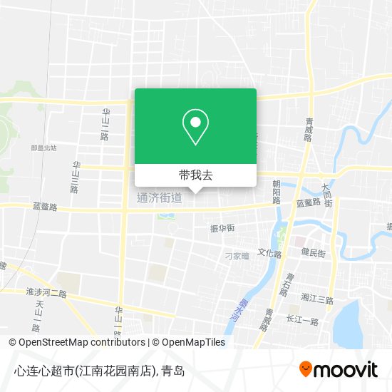 心连心超市(江南花园南店)地图
