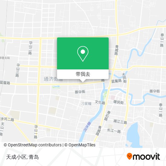 天成小区地图