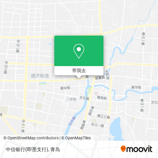 中信银行(即墨支行)地图