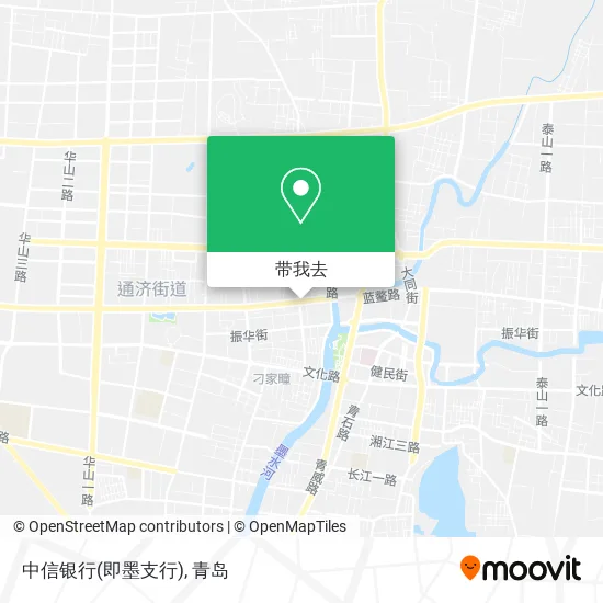 中信银行(即墨支行)地图