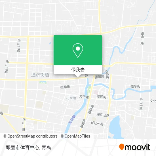 即墨市体育中心地图