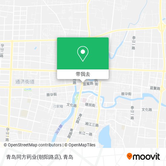 青岛同方药业(朝阳路店)地图
