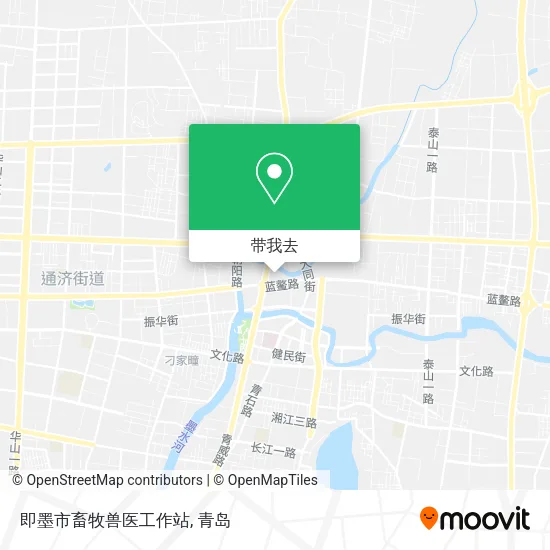 即墨市畜牧兽医工作站地图