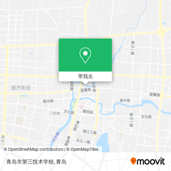 青岛市第三技术学校地图
