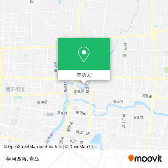 横河西桥地图
