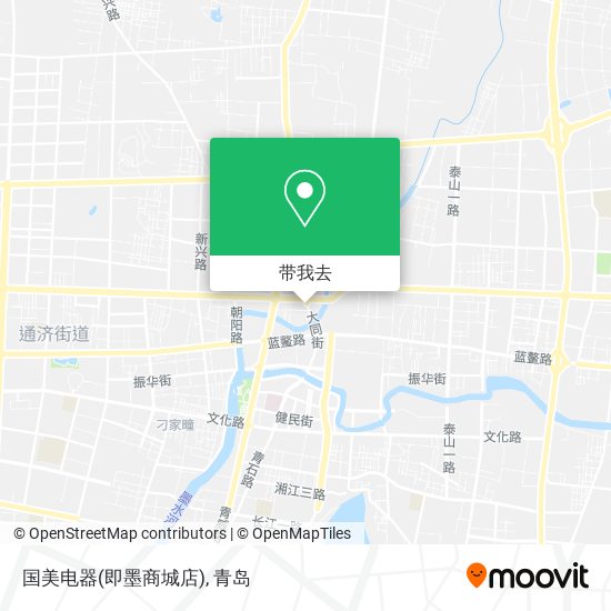 国美电器(即墨商城店)地图