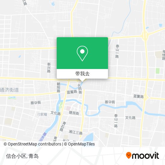 信合小区地图
