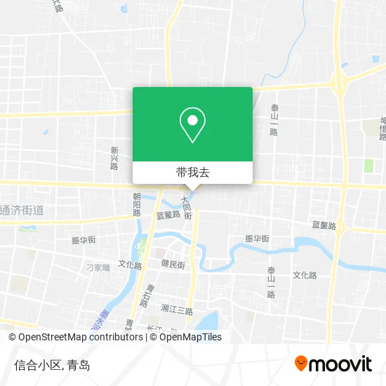 信合小区地图
