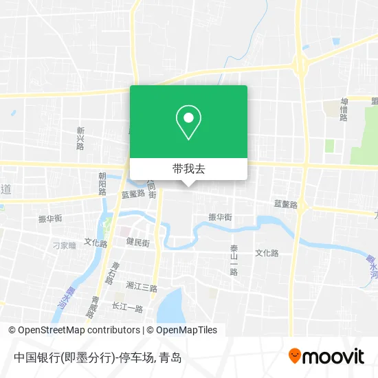 中国银行(即墨分行)-停车场地图
