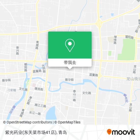 紫光药业(东关菜市场41店)地图