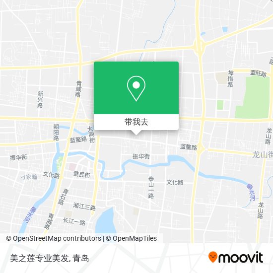 美之莲专业美发地图