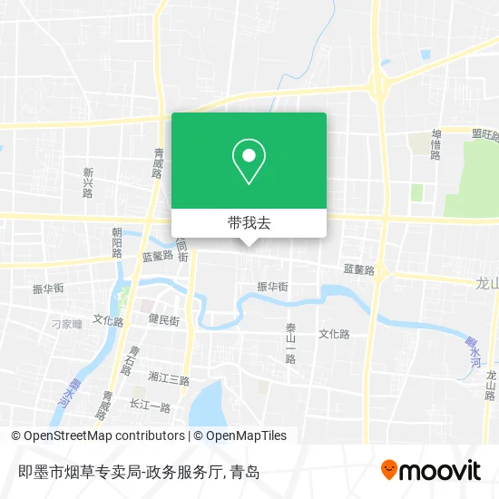 即墨市烟草专卖局-政务服务厅地图