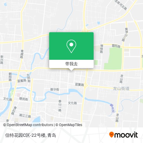 信特花园C区-22号楼地图