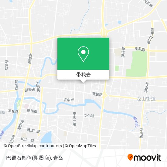 巴蜀石锅鱼(即墨店)地图