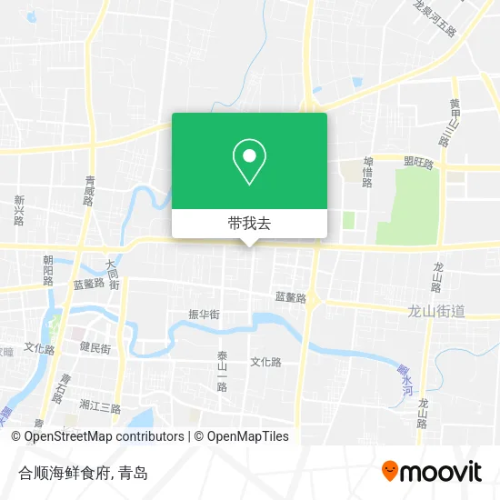 合顺海鲜食府地图