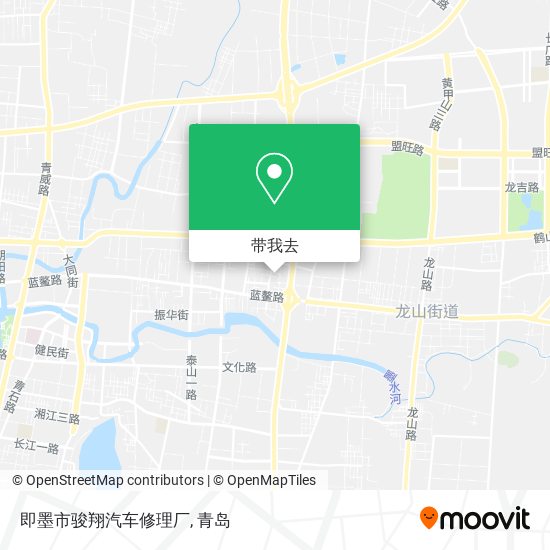 即墨市骏翔汽车修理厂地图