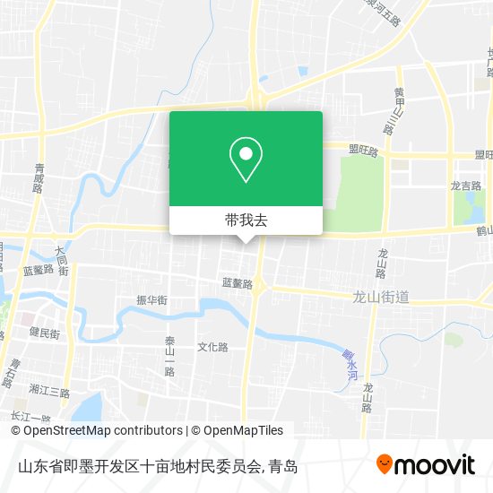 山东省即墨开发区十亩地村民委员会地图
