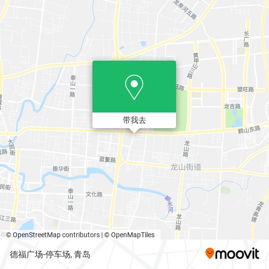 德福广场-停车场地图