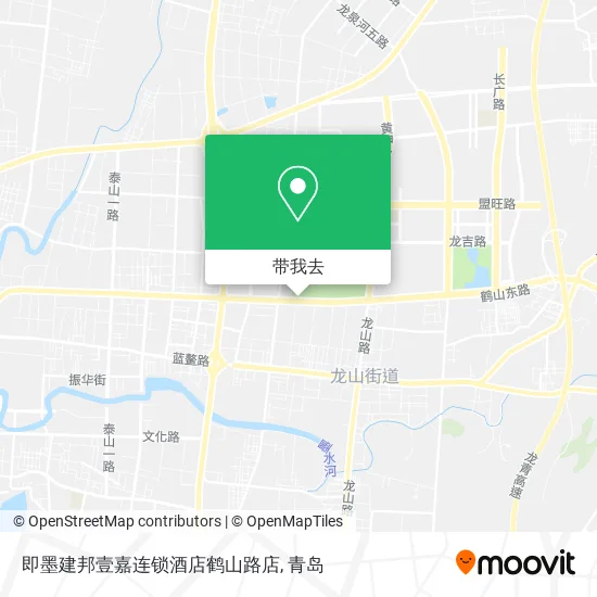 即墨建邦壹嘉连锁酒店鹤山路店地图