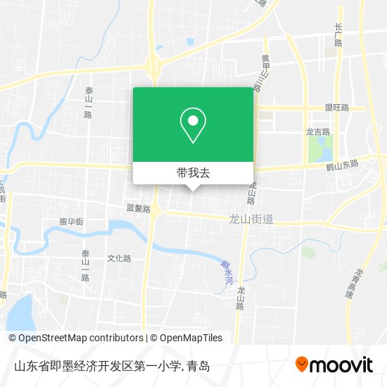 山东省即墨经济开发区第一小学地图