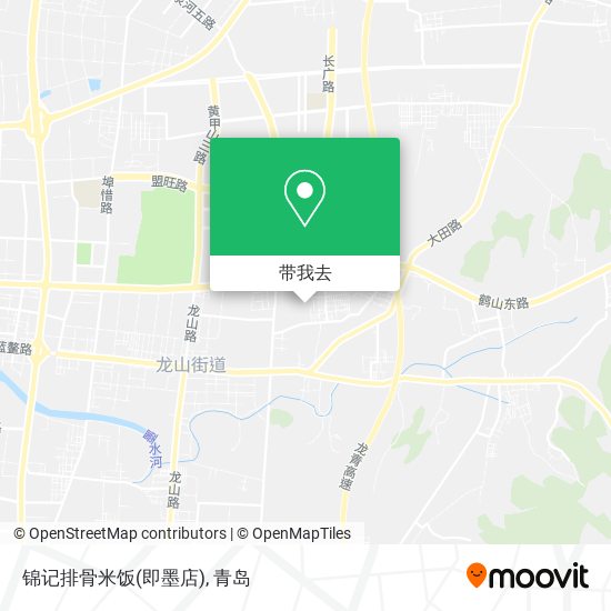 锦记排骨米饭(即墨店)地图