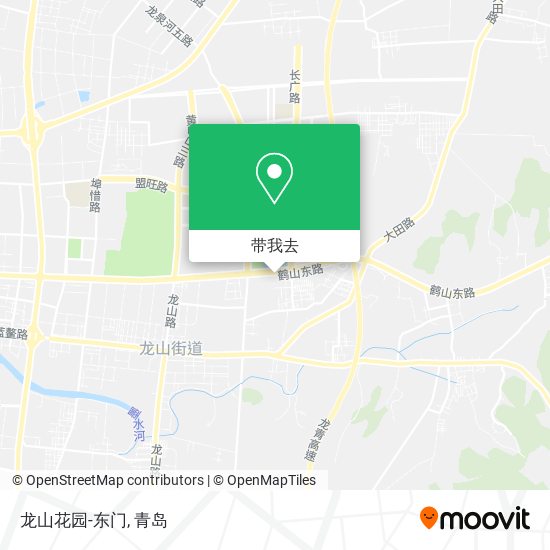 龙山花园-东门地图