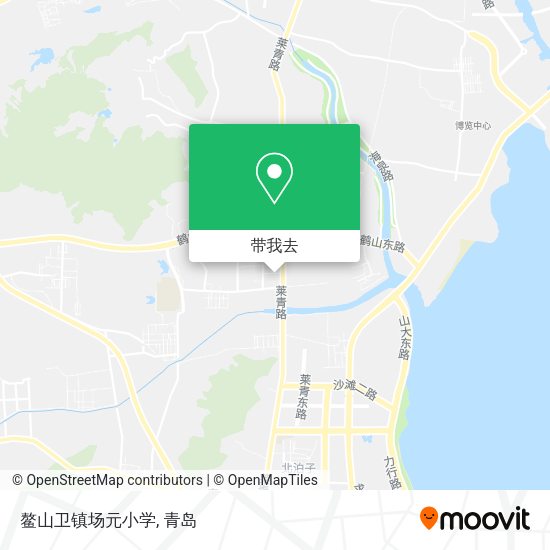 鳌山卫镇场元小学地图