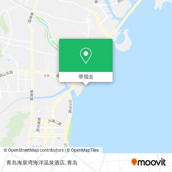 青岛海泉湾海洋温泉酒店地图