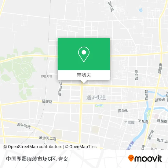 中国即墨服装市场C区地图