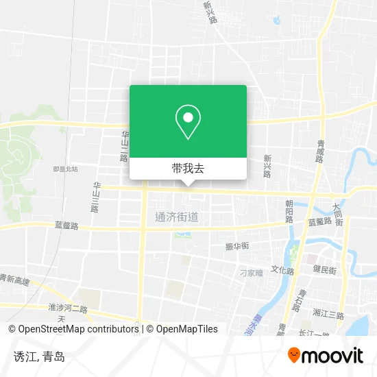 诱江地图