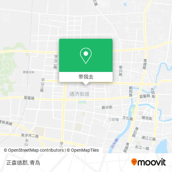 正森德郡地图